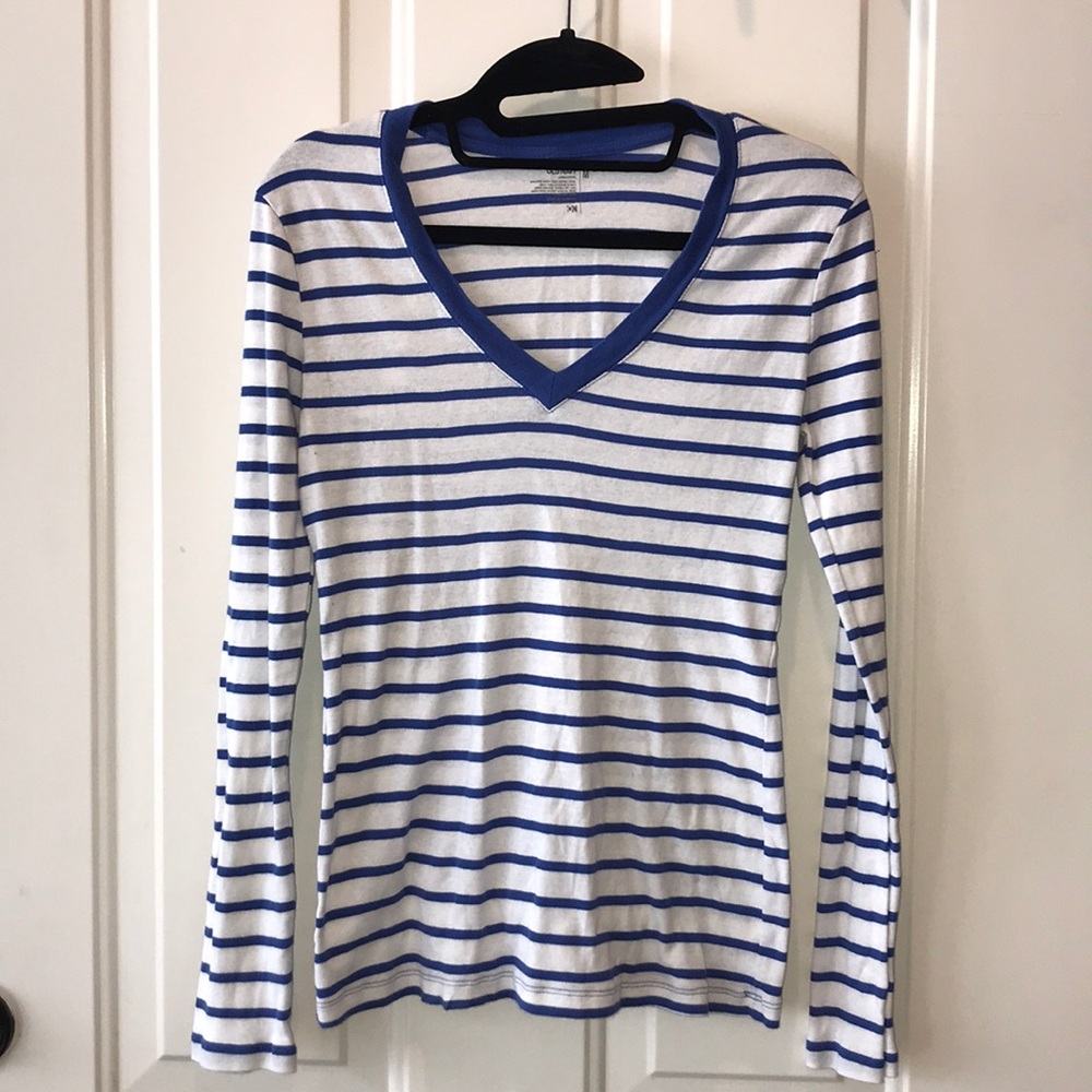Old Navy Striped Long Sleeved Shirt
